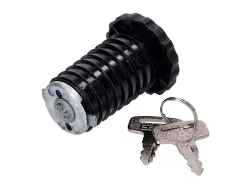 Üzemanyagtöltő kupak zárható fekete a Puch Maxi N-hez