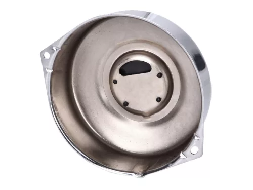 Alternátor burkolat / gyújtásburkolat krómozott, fekete Puch logóval Puch Maxi, X30 modellekhez