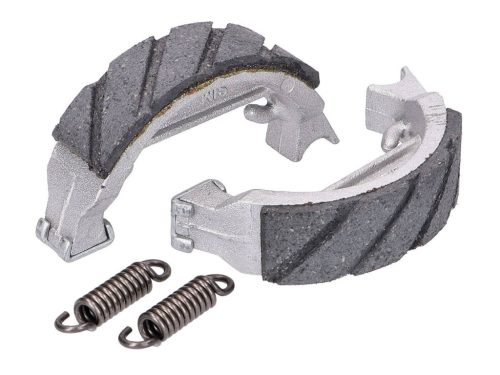 Fékpofa készlet Racing 80x18mm Puch Maxi mopedhez (küllős felni), Peugeot 103, 104, Honda Camino, Peugeot 103, 104, Honda Camino