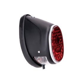   hátsó lámpa moped fekete ovális univerzális a Puch MS, MV, Maxi, Kreidler, Zündapp, Maxi modellekhez