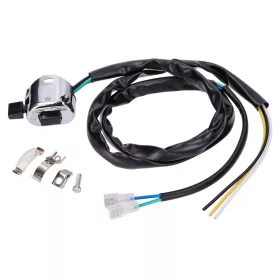   Kapcsolóegység kormány krómozott Merit Replica univerzális kábel Puch, Sachs mopedhez, krómozott Merit Replica univerzális kábel Puch, Sachs mopedhez