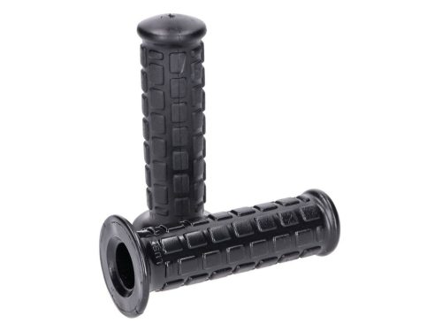 Fogantyúk készlet rövid blokk mintás fekete automata mopedhez (22, 24mm)
