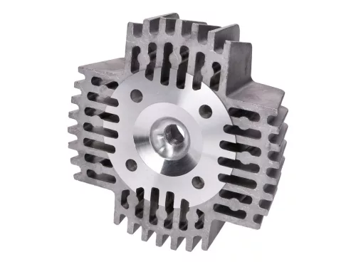 Hengerfej 45mm 68.4cc alumínium hosszú hűtőbordák Puch Maxi, X30 Automatic hengerfejekhez