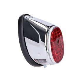   hátsó lámpa moped ovális króm univerzális Puch MS, MV, Maxi, Kreidler, Zündapp, Maxi, Puch MS, MV, Maxi, Kreidler, Zündapp