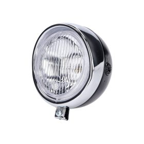   Fényszóró kerek fekete retro univerzális Puch, Kreidler, Zündapp és még sok más motorhoz.