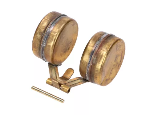 Úszómotor sárgaréz BVF 16N1, 16N3, 19N1 karburátorhoz Simson S50, S51, S53, S70, S83, SR50, SR80, KR51/2 Schwalbe, S50, S53, S70, S83, SR50, SR80, KR51/2 Schwalbe