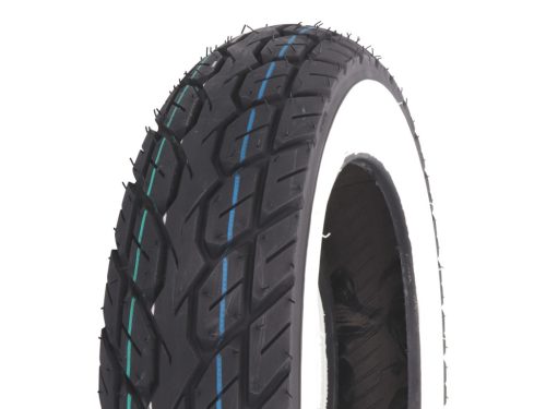 Kenda K418 90/90-10 50J TL fehér oldafalú motor, robogó gumi