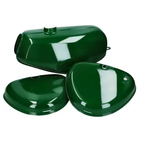   Benzintank és oldalsó borítás készlet biliárd zöld Simson S50, S51, S70 modellekhez