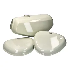   Üzemanyagtartály és oldalsó fedél szett atlasz fehér Simson S50, S51, S70 modellekhez