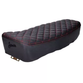   Ülőkészlet Schmitt rombusz steppelt, fekete / piros a következőhöz: Simson S50, S51, S70