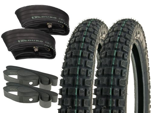 Heidenau motor, robogógumi szett Enduro K46 2 3/4-16 M/C 36B TT + gumibelső