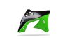 POLISPORT Hűtőburkolatok OEM Szín Zöld/Fekete Kawasaki KX250F