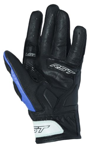 RST Stunt III CE kesztyű bőr/textil - kék méret M/09