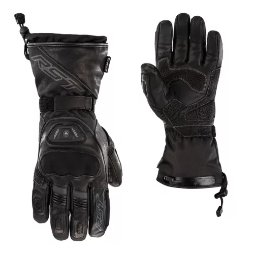 Rst paragon 6 fűthető vízálló kesztyű bőr/textil fekete méret s