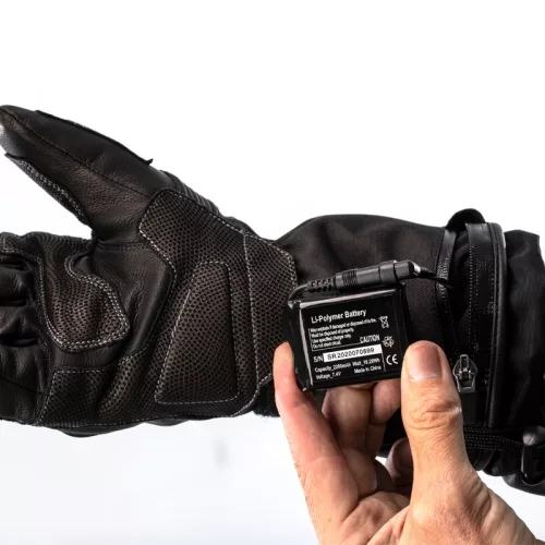 Rst paragon 6 fűthető vízálló kesztyű bőr/textil fekete méret l