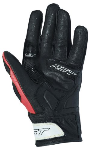 RST Stunt III CE kesztyű bőr/textil - Piros méret XL/11