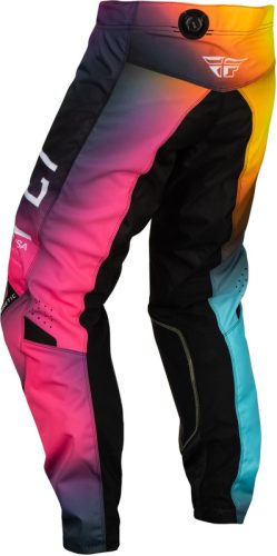 FLY RACING Kinetic Prodigy Ifjúsági Nadrág - Fukszia/Villámkék/Extra Látható