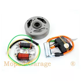   12 voltos, érintkezésmentes, balra forgó gyújtás 35 watt CDI Kreidler Florett Floryhoz