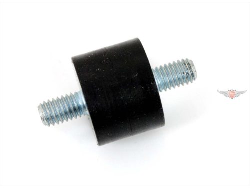 Menetes gumibak 1 darab Méretek M6 x 10mm Gumi 20mm Átmérő 15mm Magasság mopedhez mokickhoz