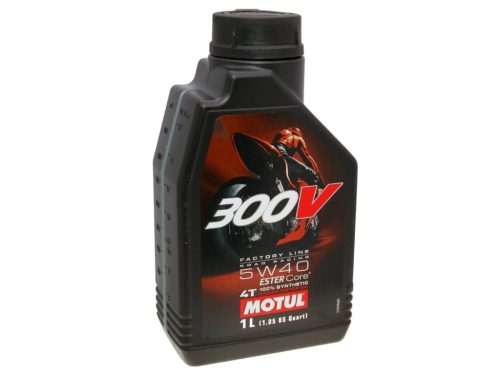 Motul 4 ütemű (4T) 5W40 300V Factory Line Road Racing motorolaj 1 LITER