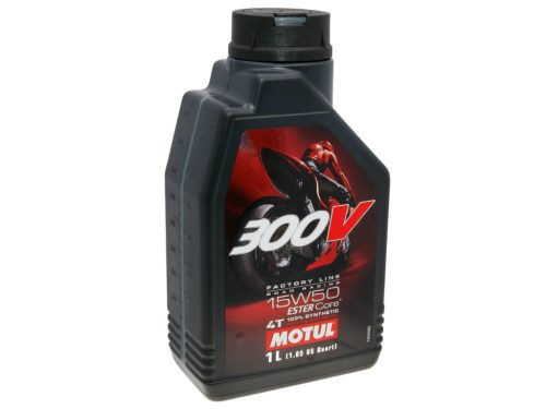 Motul 4 ütemű (4T) 15W50 300V Factory Line Road Racing motorolaj 1 LITER