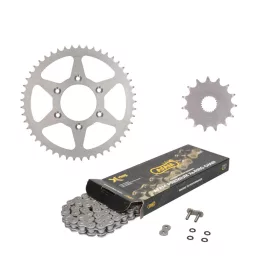  Láncszett AFAM XS-Ring extra megerősített 15/45 fogazat Aprilia SX125 08-10-hez