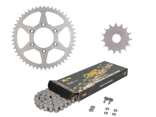 Láncszett AFAM XS-Ring extra megerősített 15/45 fogazat Aprilia SX125 08-10-hez