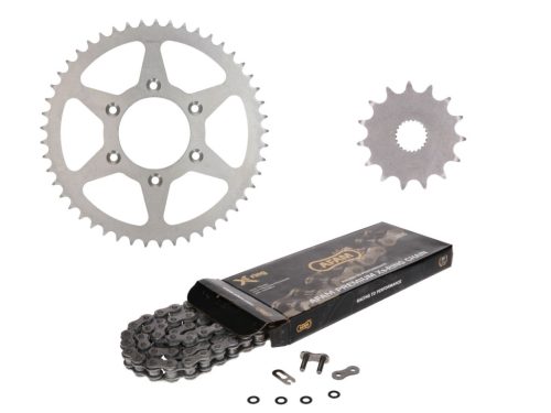 Láncszett AFAM XS-Ring 15/45 fogazat Aprilia SX125 08-10-hez
