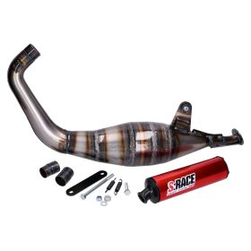 Kipufogó MVT S-Race 70-90ccm Minarelli AM6-hoz