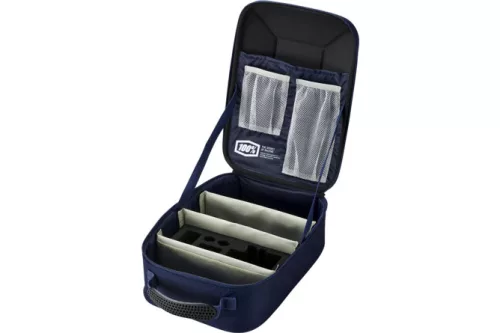 100% LOUIS motoros szemüvegtok tengerkék/szürke