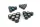 Variátor görgők (x6) 17x12mm - 8,3g