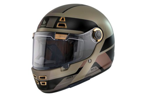 Teljes Arcú Sisak MT Helmets Jarama 68TH khaki zöld M