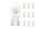 Izzó W2W 12V - 2W W2,1x9,5D Osram fehér