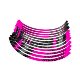   17'' motorcsónak felni matrica szett Stage6 rózsaszín