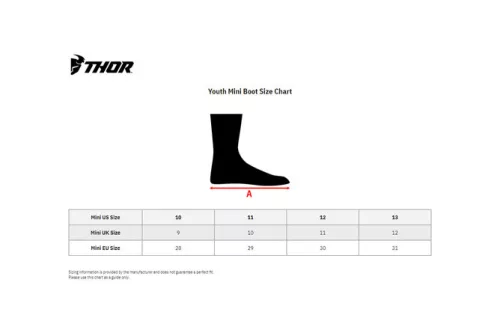 MX csizma Thor Blitz XP Junior fekete 38