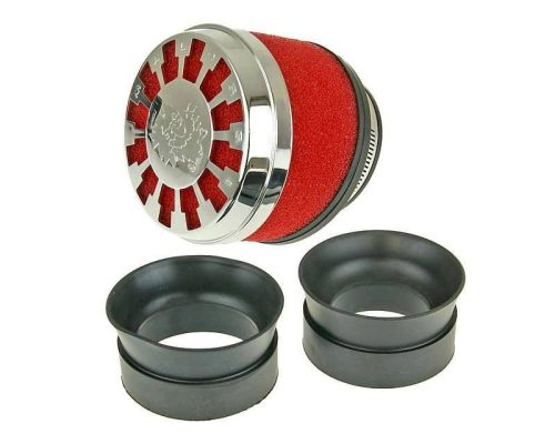 Malossi E13 42 / 58mm 25° piros légszűrő