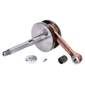   Malossi RHQ 12mm dugattyústengely 43mm löket Piaggio, Vespa mopedekhez, 12mm dugattyúcsap 43mm löket