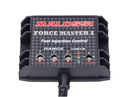 Malossi Force Master 2 befecskendező modul Aprilia RS, RS4, RX, SX, Tuono 125, azaz LC Euro3, Euro4 modellekhez.