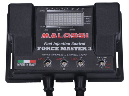 Befecskendező modul Malossi Force Master 3 mátrix kijelző Yamaha T-Max 530ie 4T LC 2012-2016 J409E Yamaha T-Max 530ie 4T LC 2012-2016 J409E számára