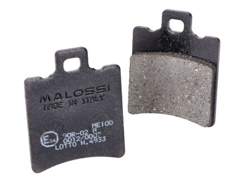Malossi fékbetétek Malossi organikus Aprilia, Malaguti, MBK, Piaggio, Yamaha számára