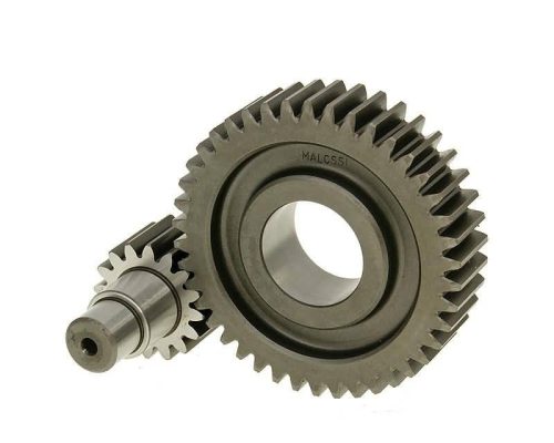 Malossi HTQ 16/42 arányú szekunder végáttétel szett - Piaggio Leader 125-200 (4 ütemű) LC (vízhűtéses), 125 (4 ütemű) AC (léghűtéses)