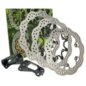   NG Brake Wavy túlméretes hullámos féktárcsa szett - Yamaha T-Max 500 (-2011) (első + hátsó)