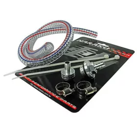   Motor blokk levegőző szett Naraku verseny ezüst színben / motorblokk ventillációs rendszer