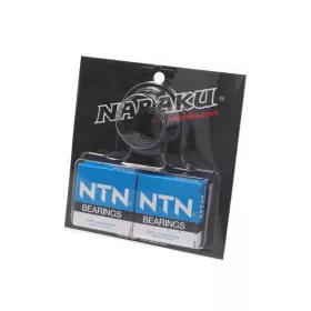   Főtengely csapágy Naraku nagy teherbírású bal és jobb, csomagban olaj tömítések - Minarelli AM