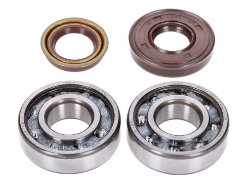 Naraku SKF, FKM Premium C4 poliamid csapágykészlet a Minarelli vízszintes, függőleges, AC, LC, vízszintes, függőleges tengelyekhez.