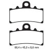 Naraku organikus fékbetétek, elöl, KTM Duke, RC 125, 200, 390, RC 125, 200, 390