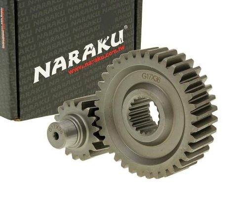 Naraku Racing +31%-os, 17/36 arányú szekunder végáttétel növelő szett - GY6 125/150cc 152/157QMI