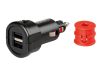 Uni-Tech univerzális akkumulátortöltő 2 USB csatlakozóval - gyorstöltés - 2700mA 12/32V