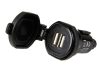 Univerzális akkumulátor töltő Din-Tech 2 USB csatlakozóval - Gyorstöltés - 2700mA 12/32V