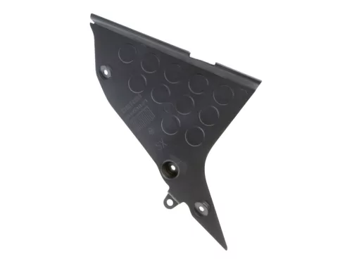 OEM fekete baloldali ülés alatti burkolat - Derbi Senda DRD Pro